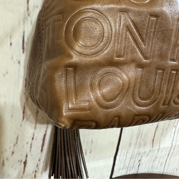 LOUIS VUITTON Limited Edition Chocolate Leather Paris Souple Wish Bag 2008 EUC - Picture 7 of 17